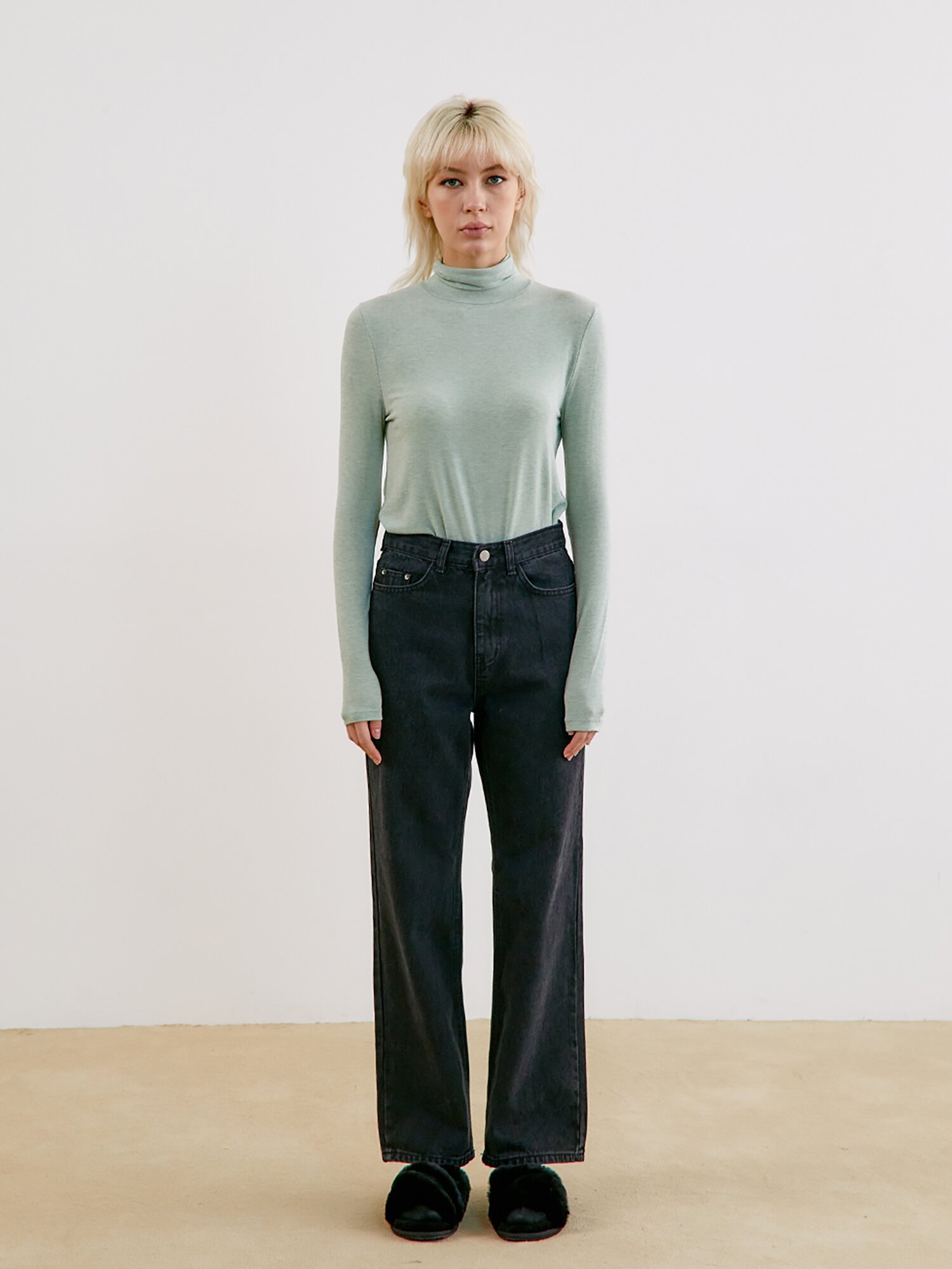 Basic turtleneck_Mint