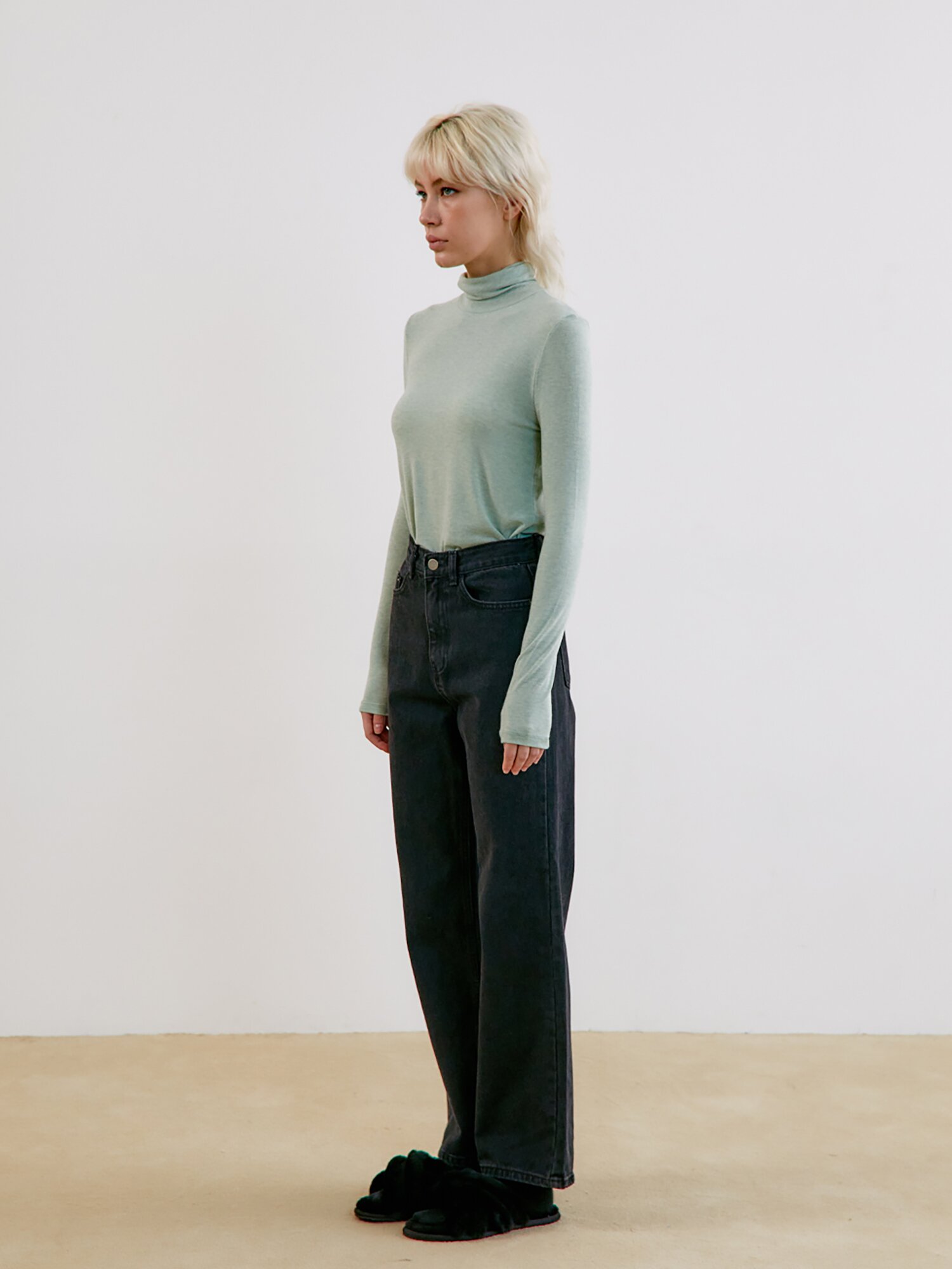 Basic turtleneck_Mint