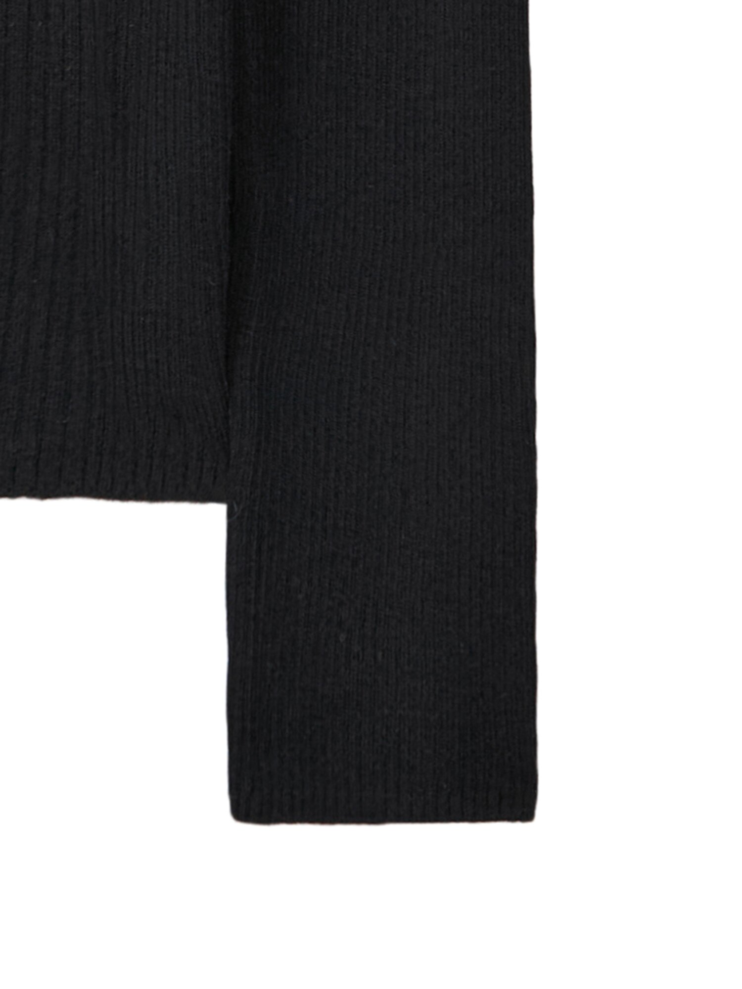 Round neck knit_black