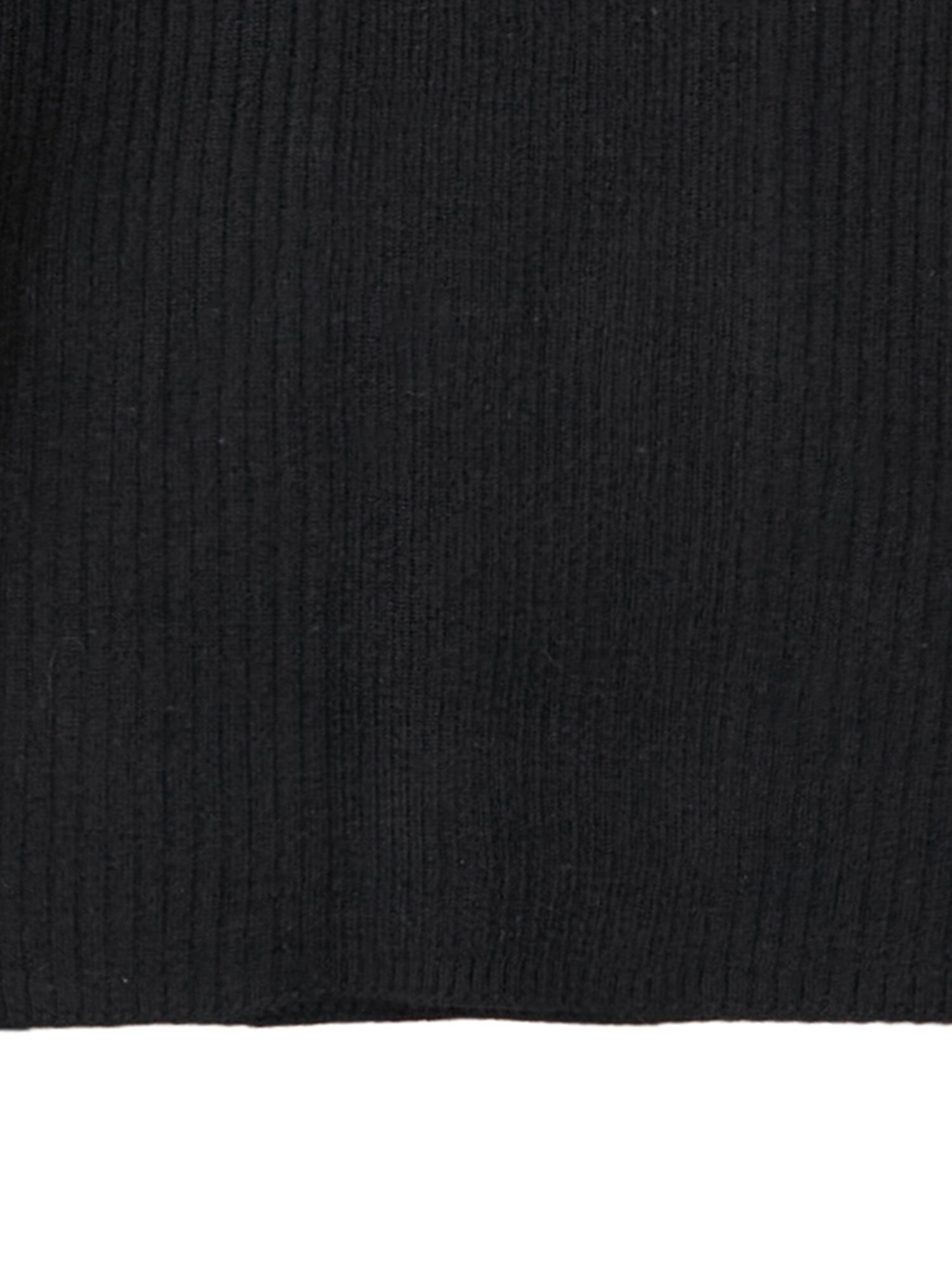 Round neck knit_black