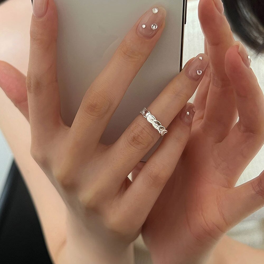 스티플 실버925반지 오픈링