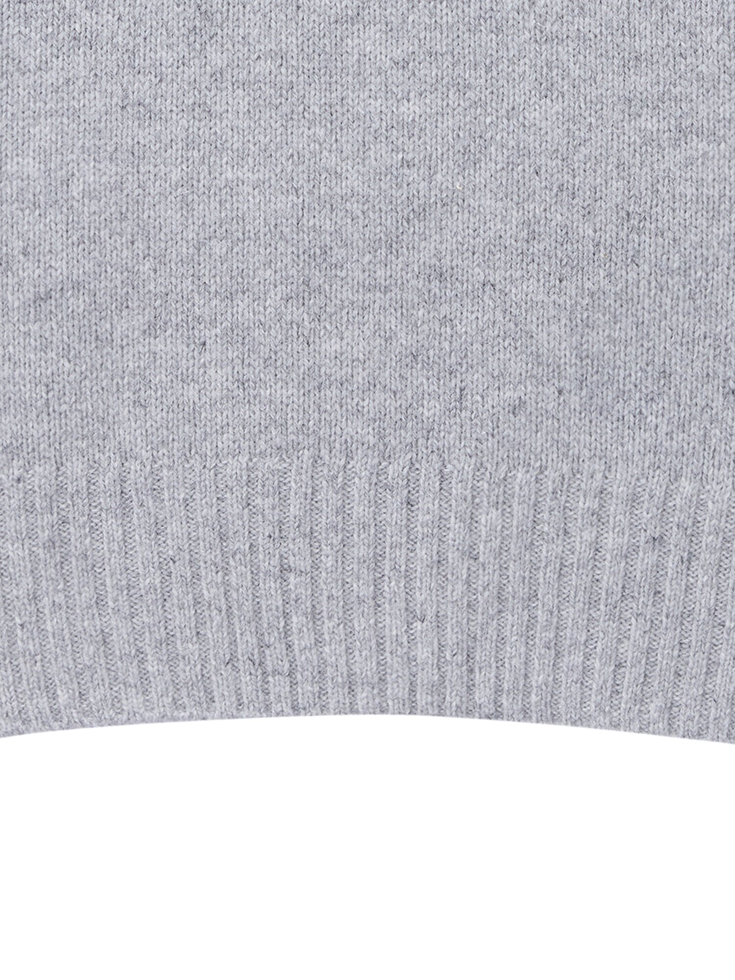 Alpaca short sleeve knit_gray