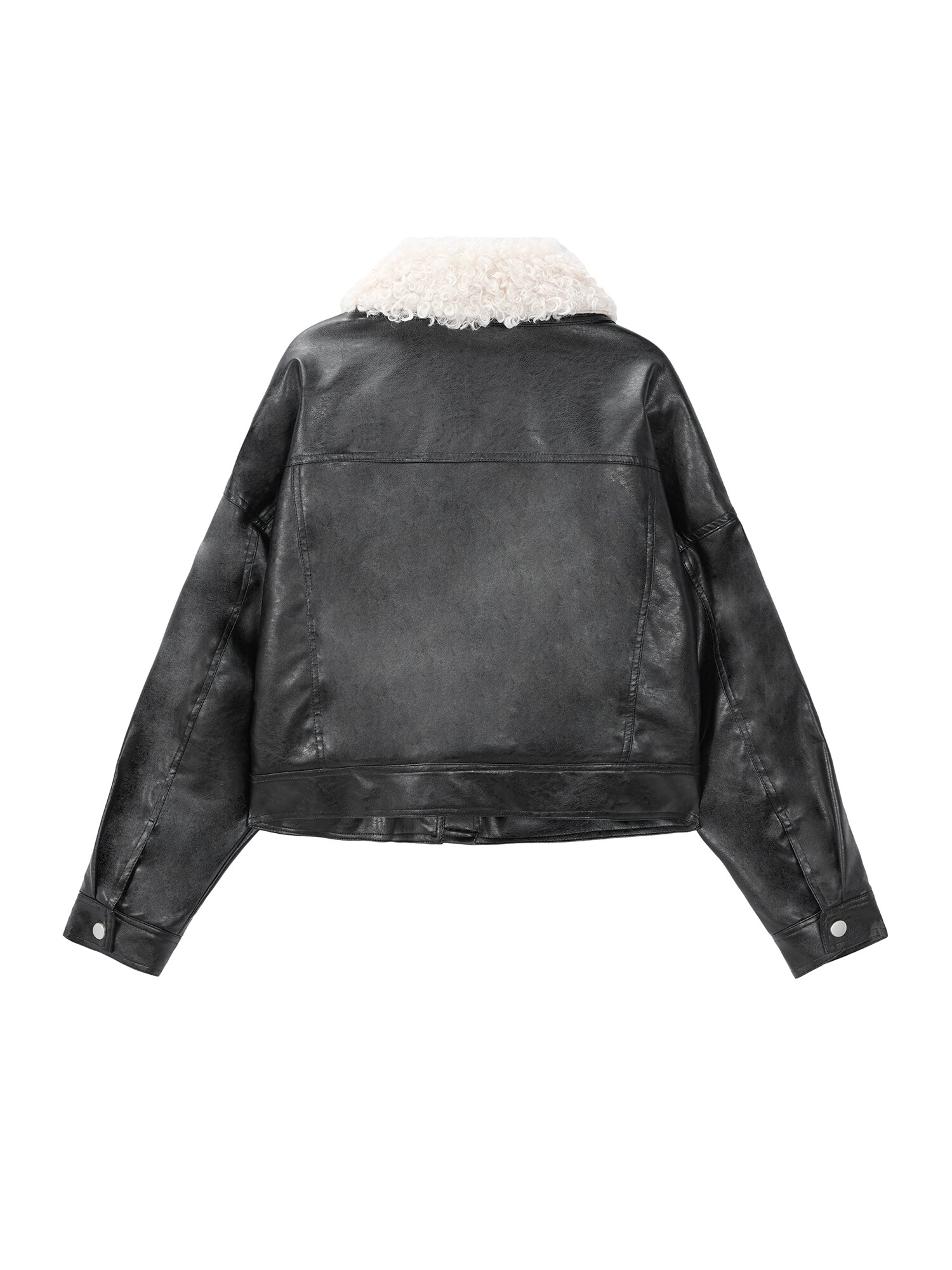 Mustang leather jumper_black