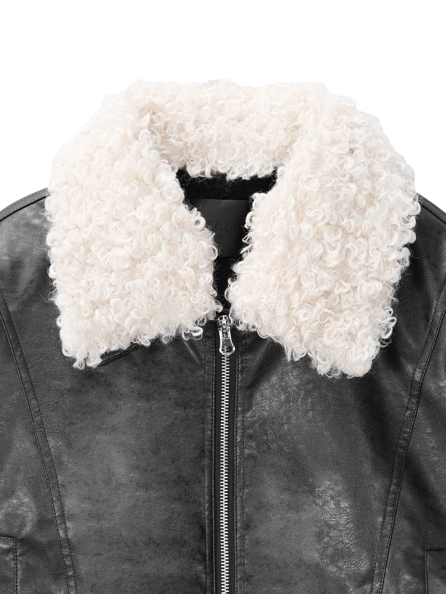 Mustang leather jumper_black