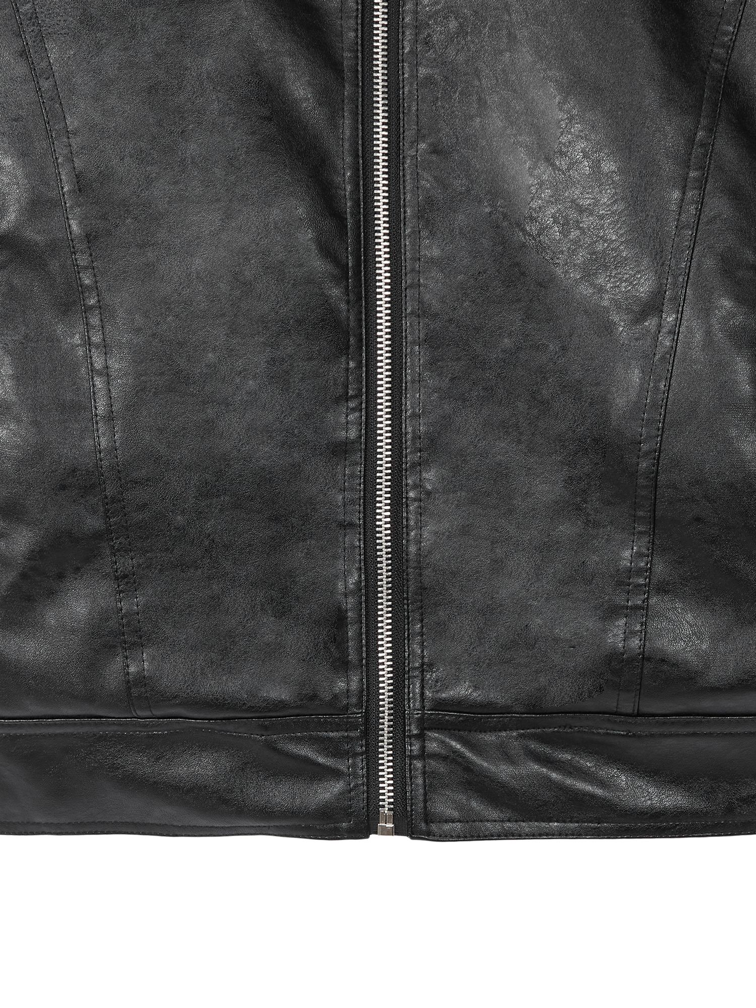 Mustang leather jumper_black