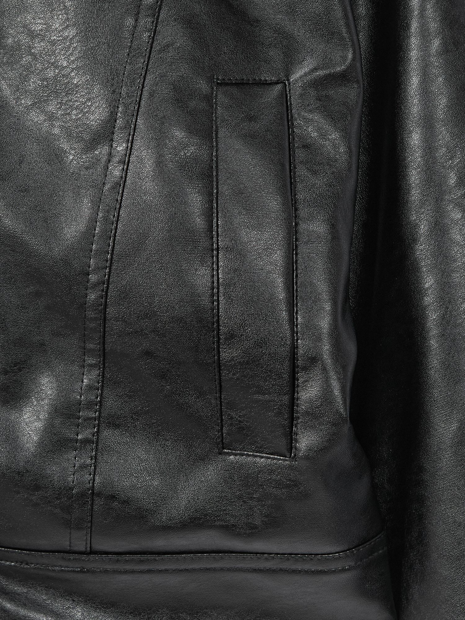 Mustang leather jumper_black