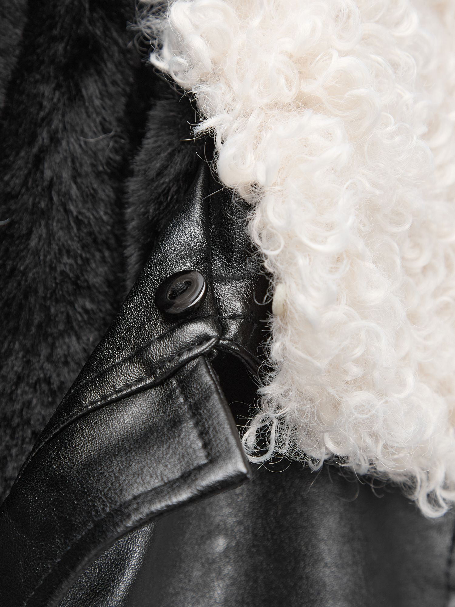 Mustang leather jumper_black