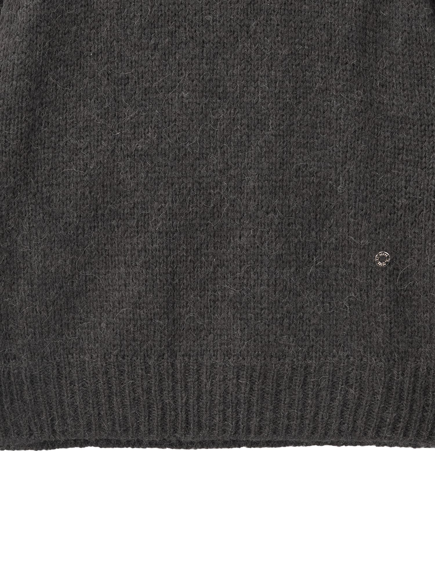 Round wool knit_charcoal