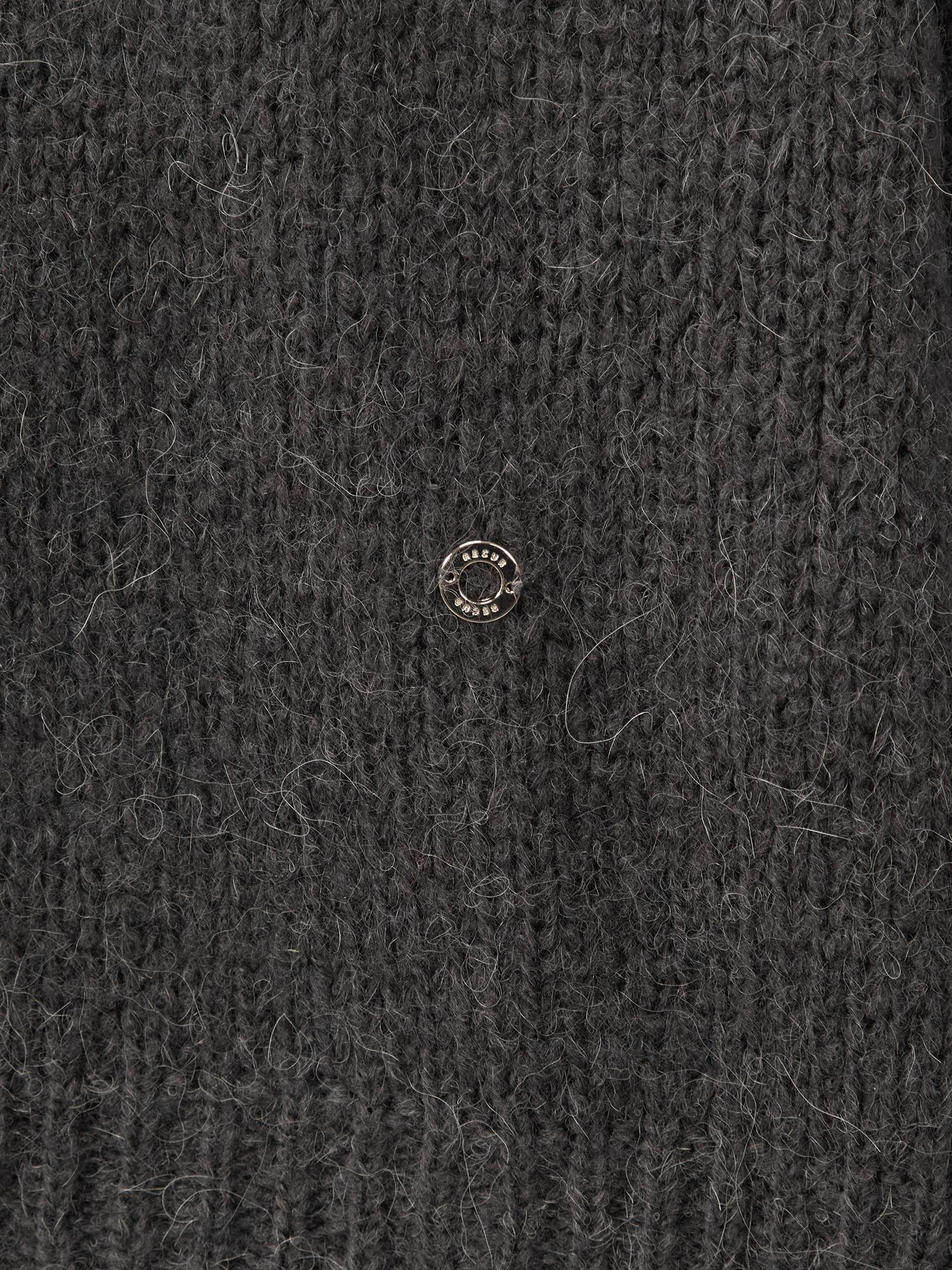 Round wool knit_charcoal