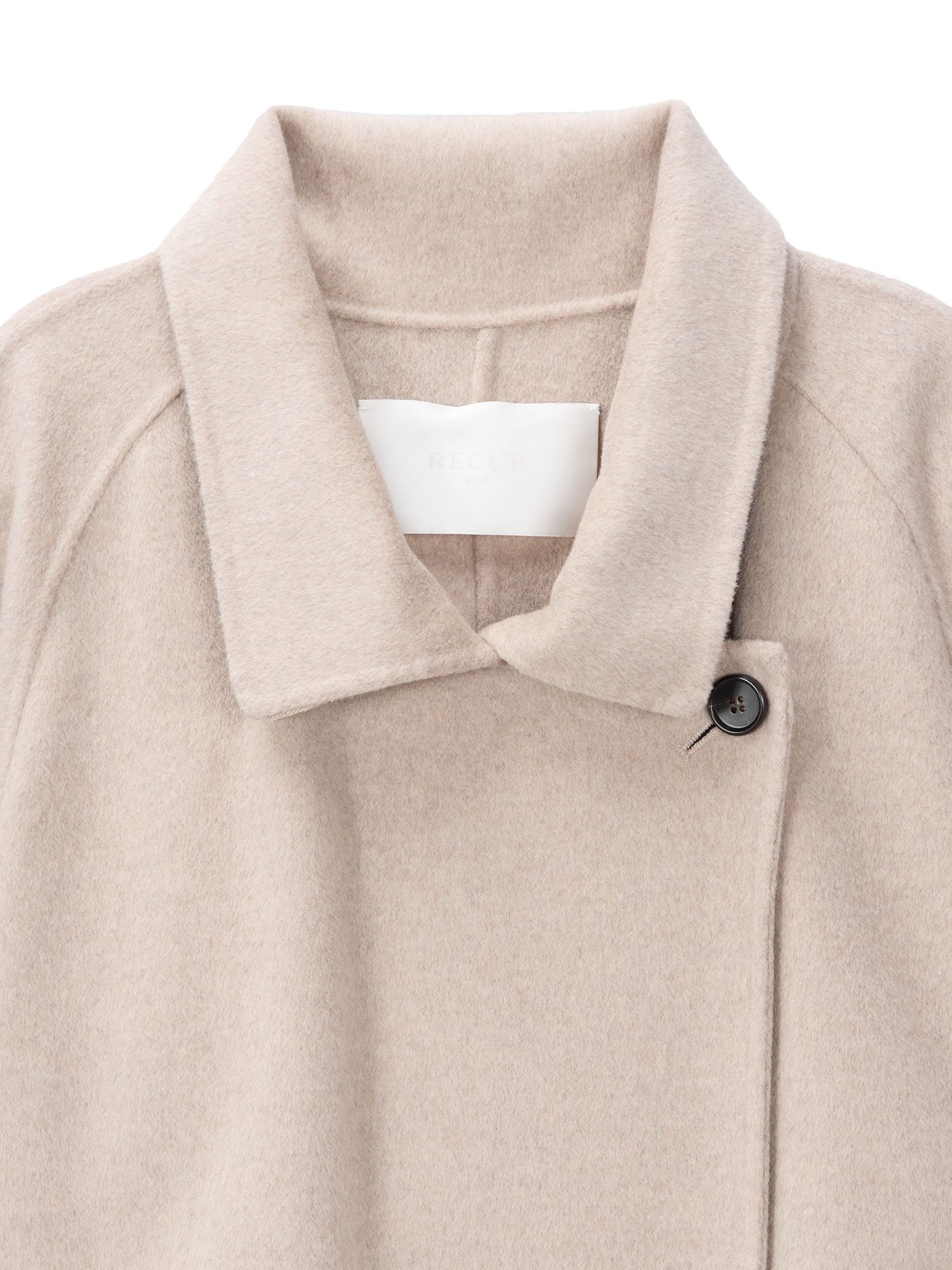 Wool maxi long coat_beige