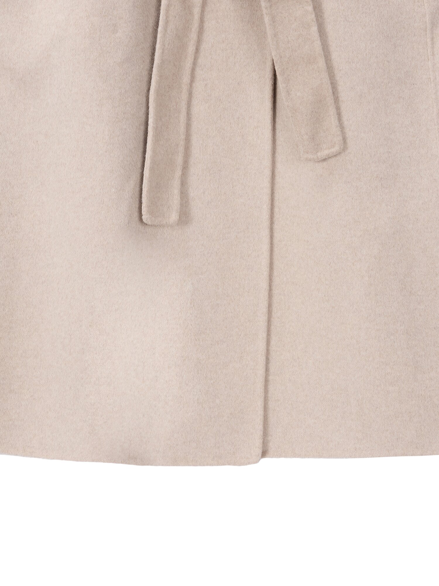 Wool maxi long coat_beige