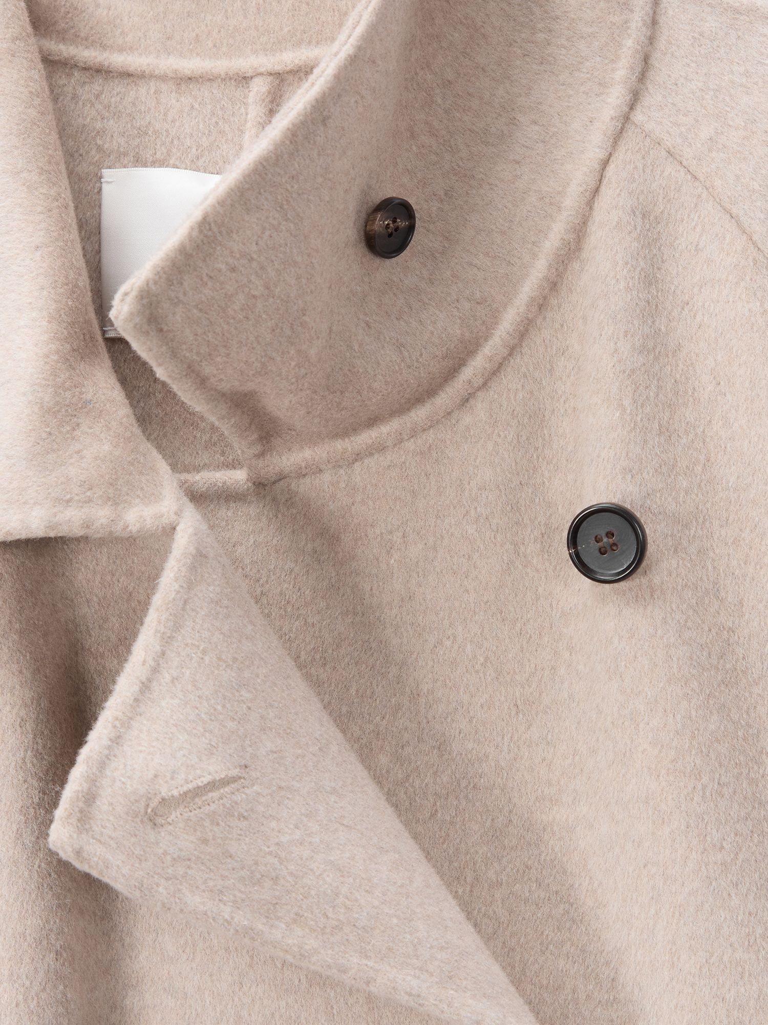 Wool maxi long coat_beige