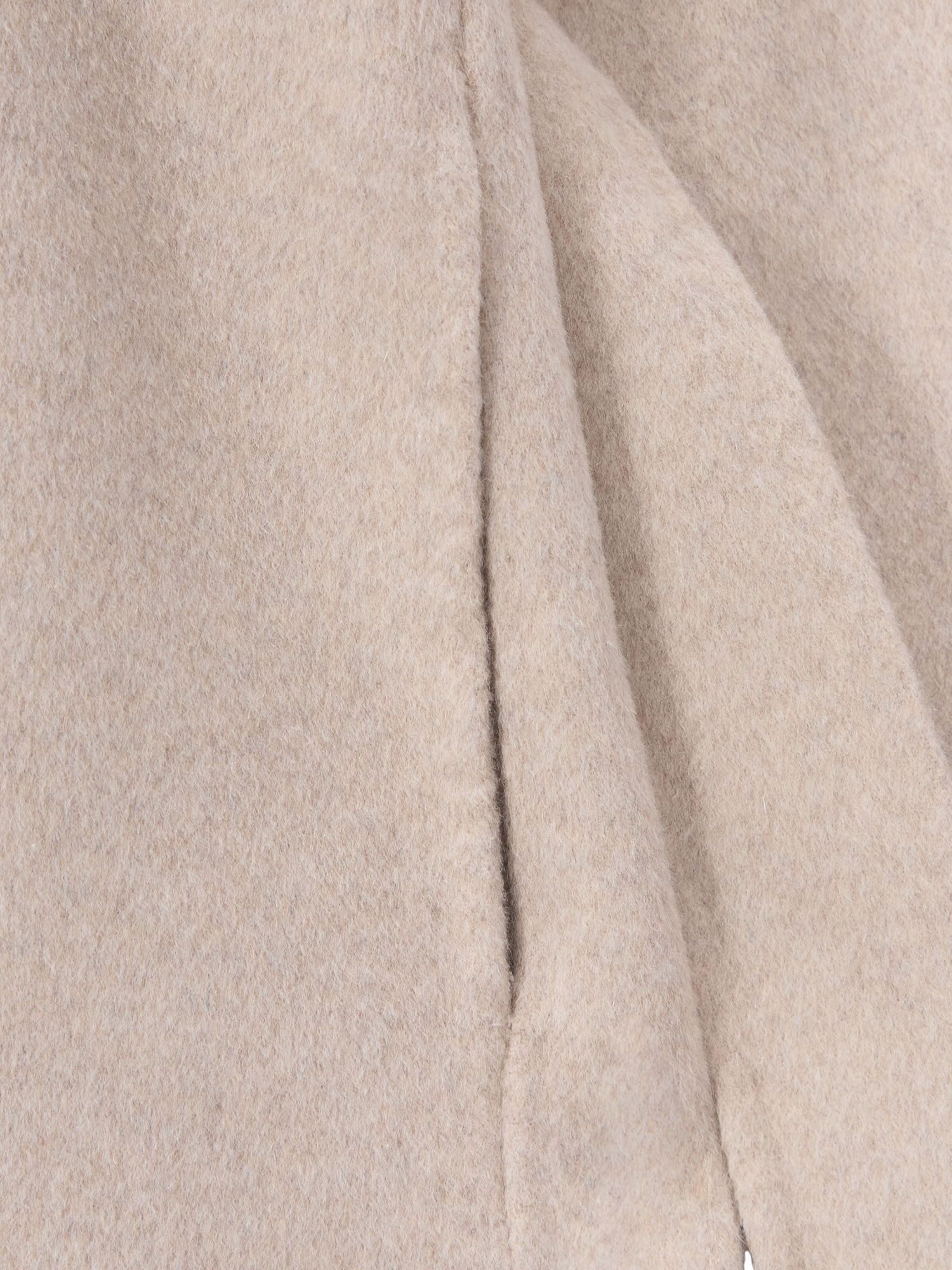 Wool maxi long coat_beige