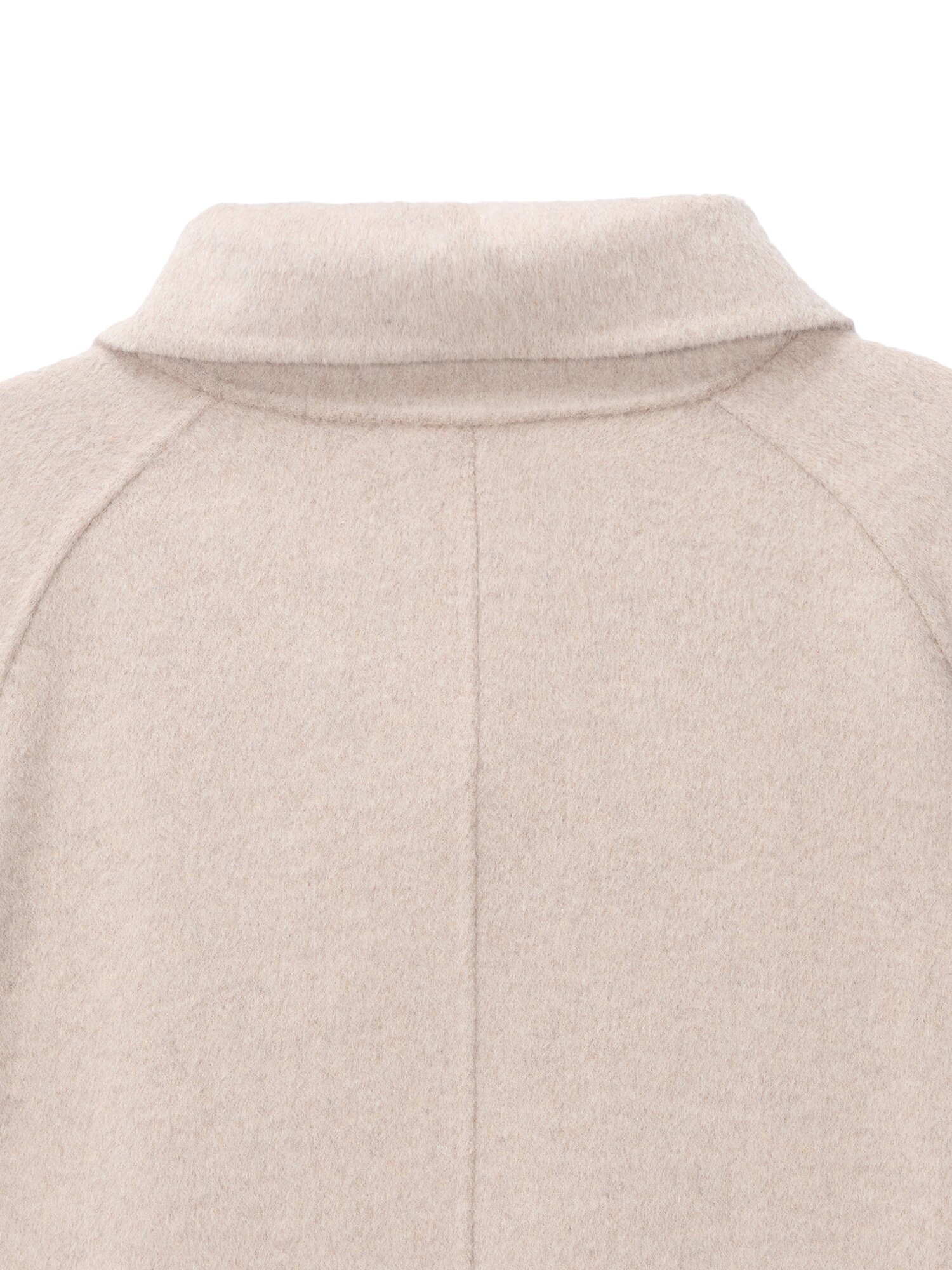 Wool maxi long coat_beige