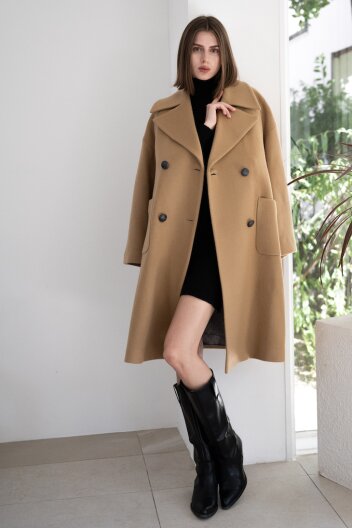  [24FW SALE] Espoir Hiver Wool Coat 레떼르넬 빅카라 오버핏 코트