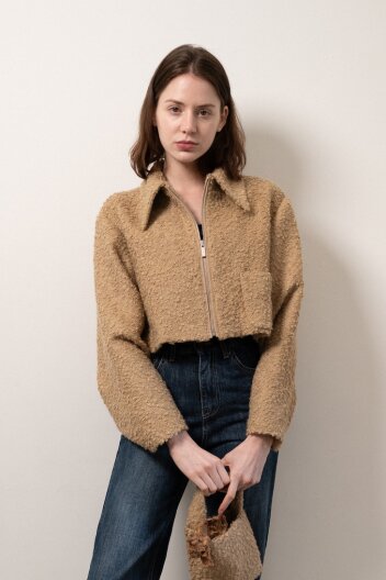  [24FW LIMITED EDITION SALE] BOUCLE BEIGE JACKET (PARIS COLLECTION)  레떼르넬 부클 자켓