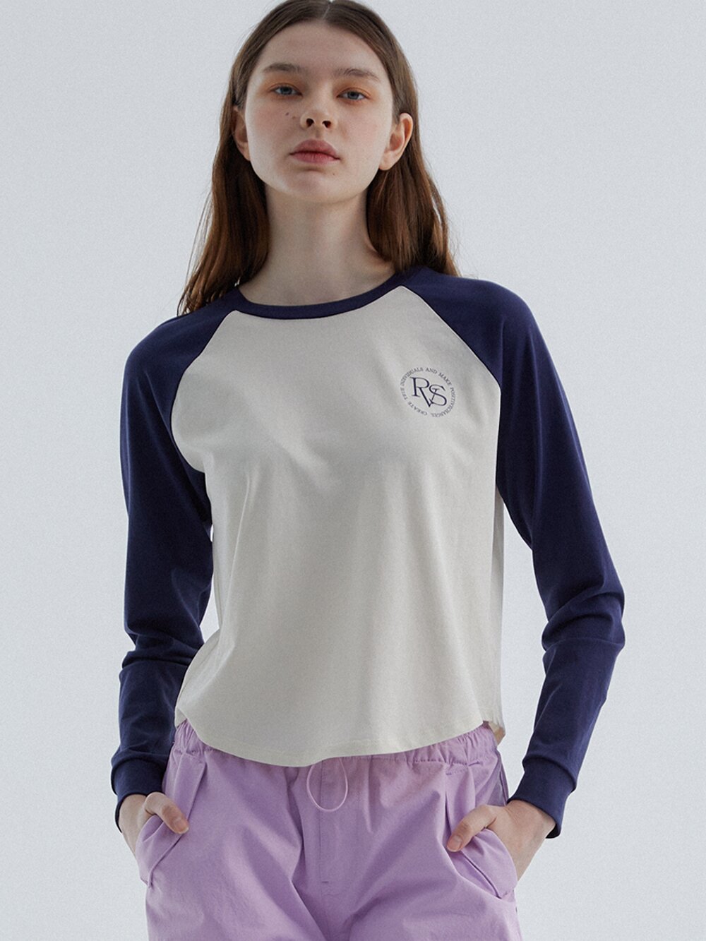 RVS Raglan T-Shirt Navy