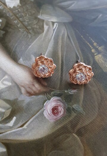 [Habsburg] Double Flower Earring