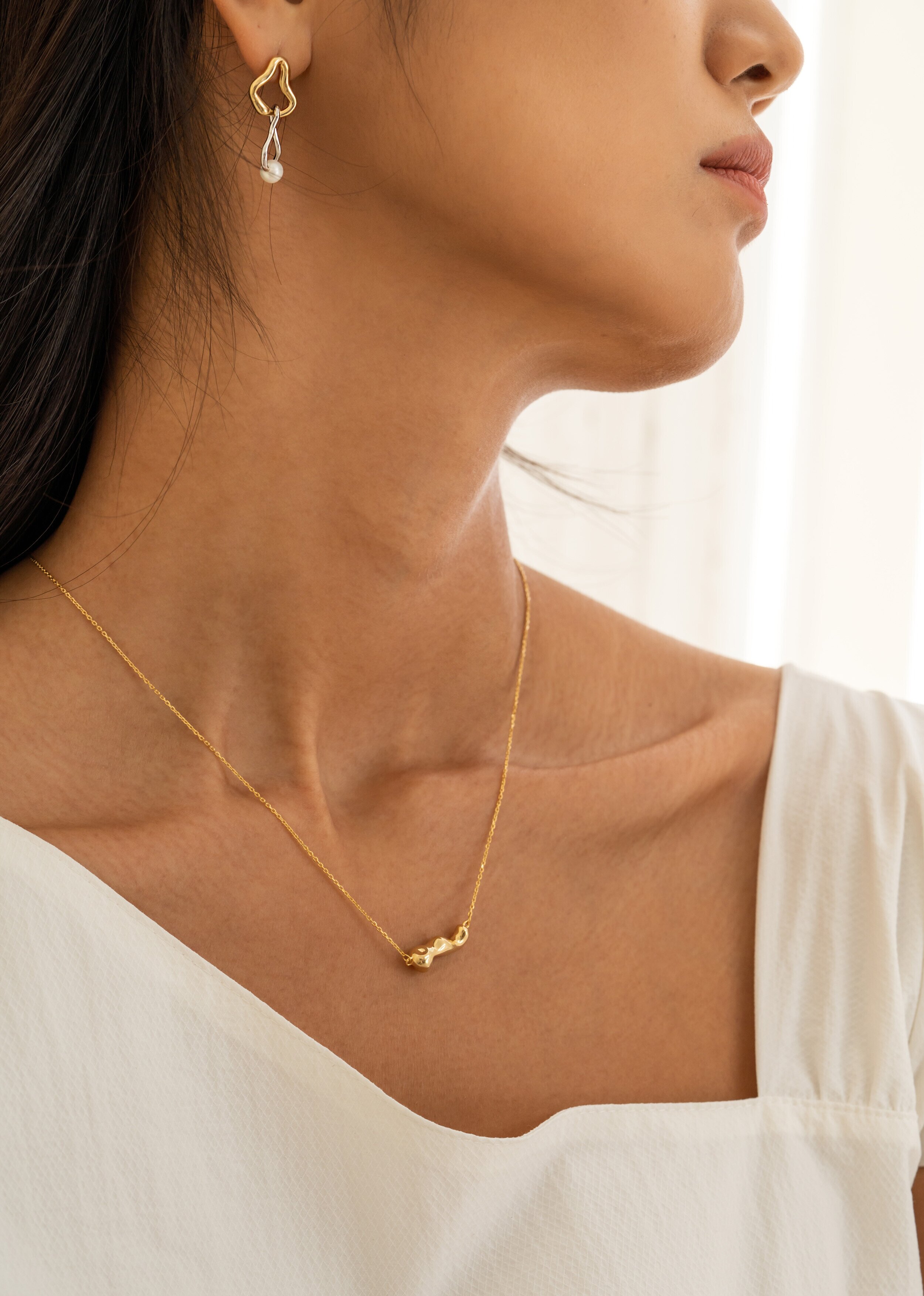 Movement Pendant Silver Necklace