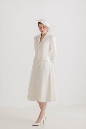 [주문제작] Flare Dress Long Jacket [IVORY]