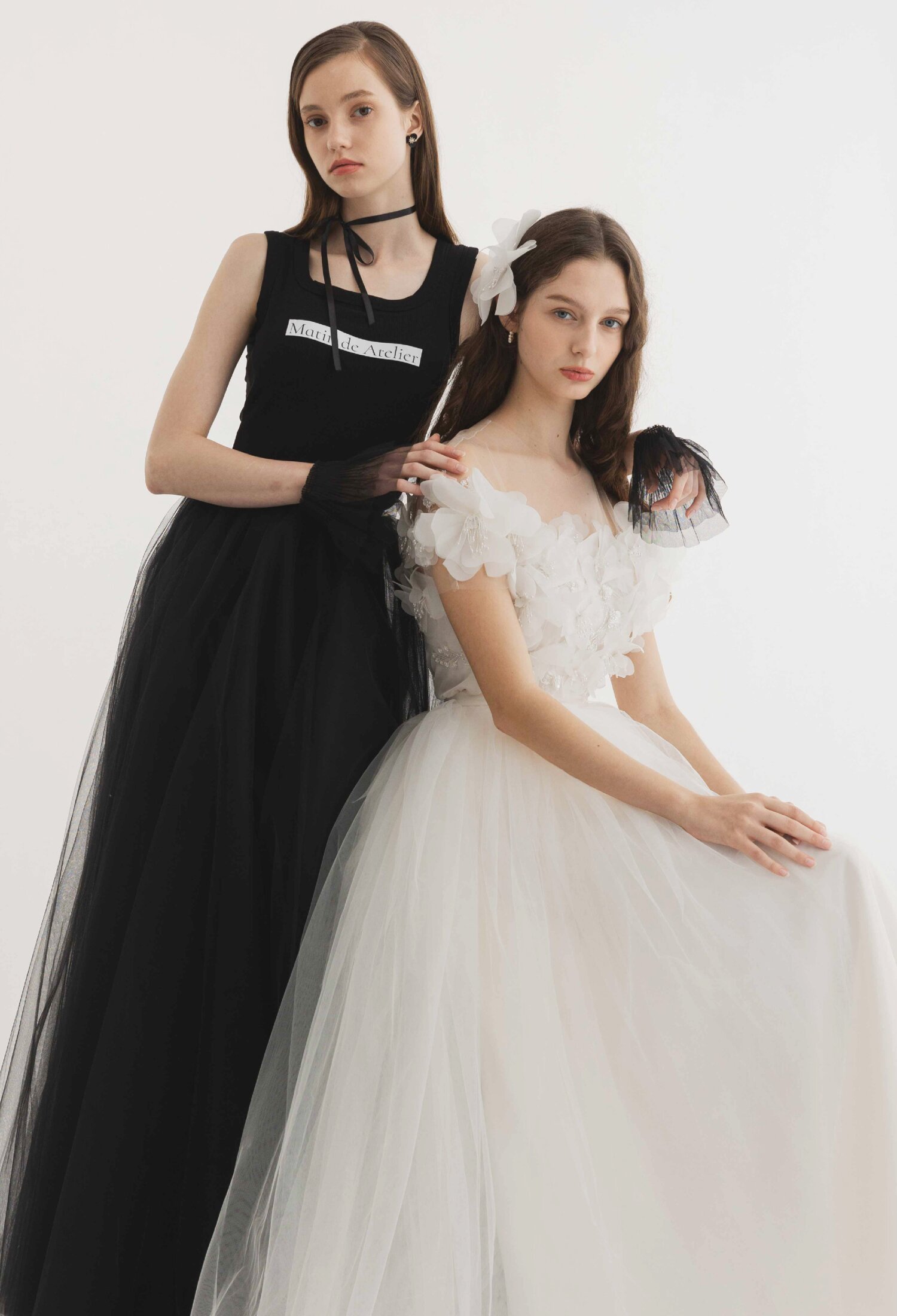 [주문제작] Black sha skirt