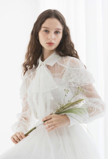 [주문제작] Lace Blouse