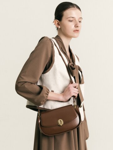 WD_Leather saddle handbag_BROWN