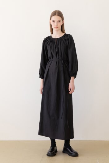Raglan maxi dress - Black