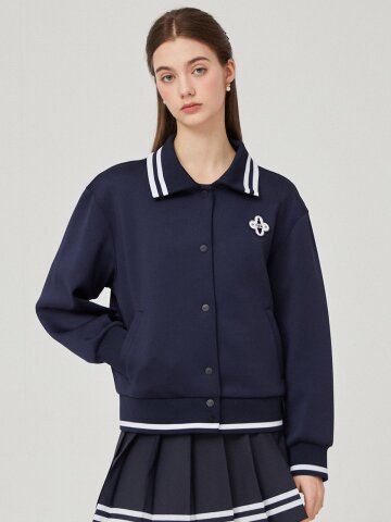 컬러 배색 버튼 카라 점퍼 아우터 (NA)_L4A1-JP02C