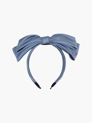 TIERED RIBBON HAIR BAND_SKY BLUE