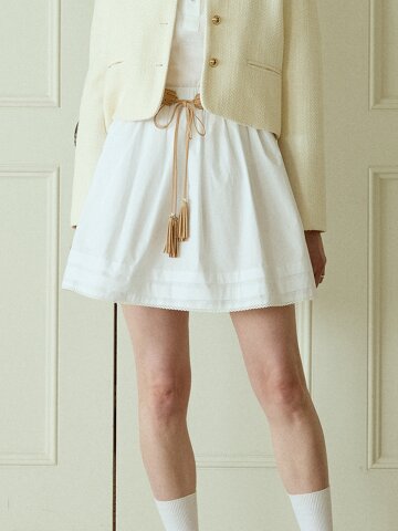 [주니엘 착용] BOHEMIAN TASSEL BELT_BEIGE