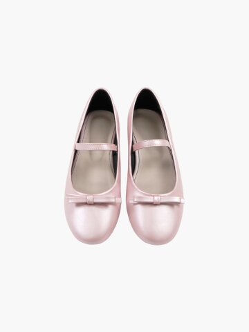 RIBBON FLAT SHOES_PINK