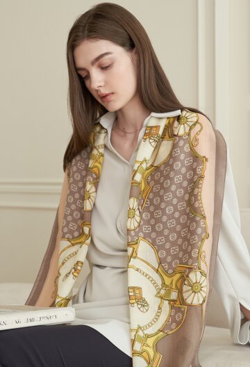 프렌치마차 울 롱 스카프 SE349W305