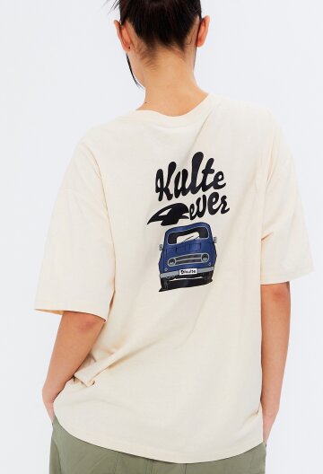 KULTE WHEELS T-SHIRT IVORY