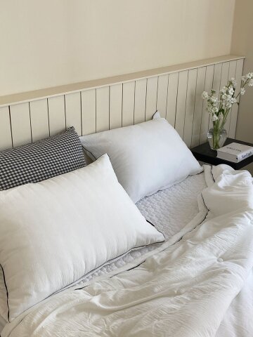 부들부들 생크림 배게커버 3COLOR