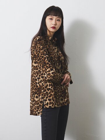 Leopard Boyfriend Shirt