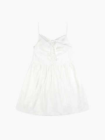 FLARE MINI DRESS_IVORY