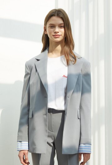 LOGO LONG SLEEVE T-SHIRT I WHITE