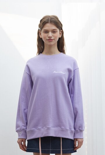 LOGO SWEATSHIRT I PURPLE