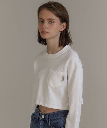 ANC POCKET CROP TEE_WHITE.