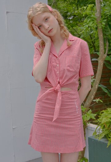 TIED DETAIL CROP SHIRTS