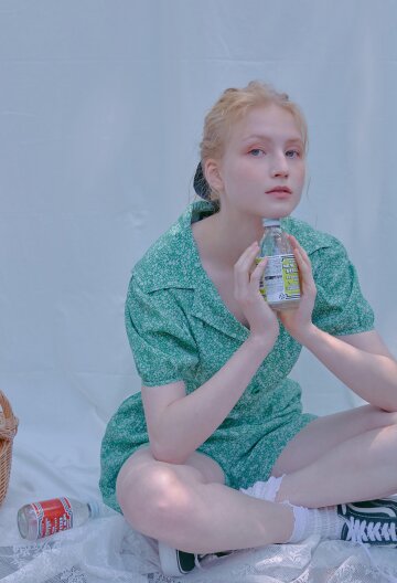 VIVIAN FLORAL JUMPSUIT I GREEN