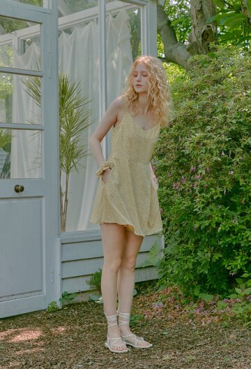 DIANA SLIP JUMPSUIT I YELLOW