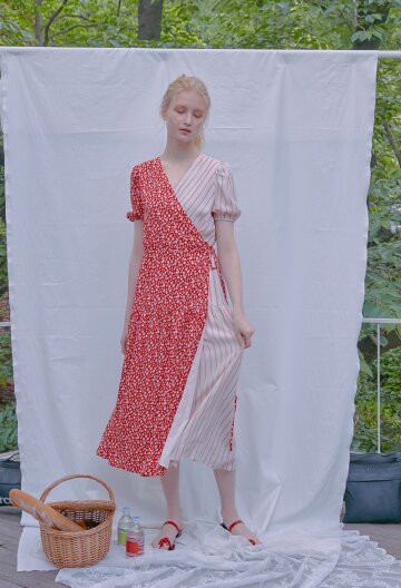 JANE WRAP LONG DRESS