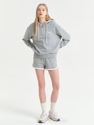Sportive Short Pants Melange Grey