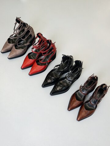 레이디 4스트랩 웨지힐_4Color