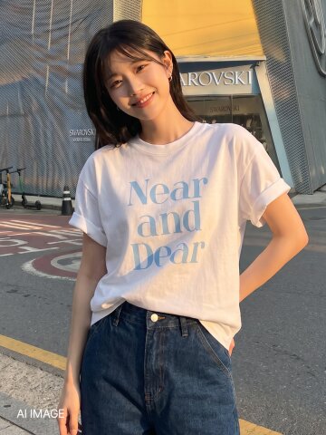 [3컬러] 디어 제로 반팔 티셔츠