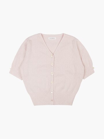 SUN SHOWER KNIT CARDIGAN_PINK