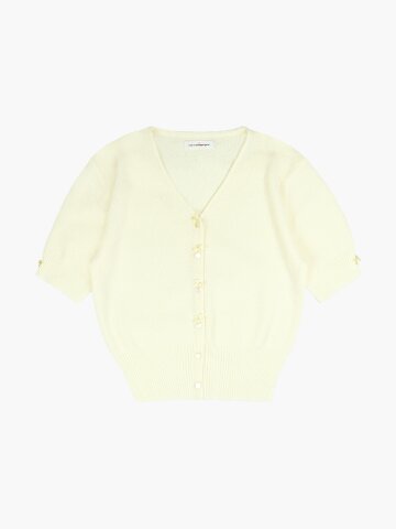 SUN SHOWER KNIT CARDIGAN_CREAM