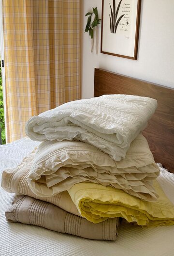 말랑말랑 꿀잠 아사 60수 순면 차렵이불 3size